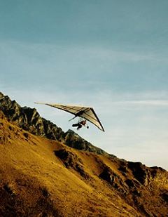 hang gliding