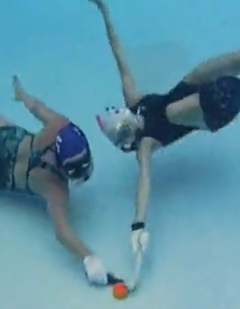 underwater hockey